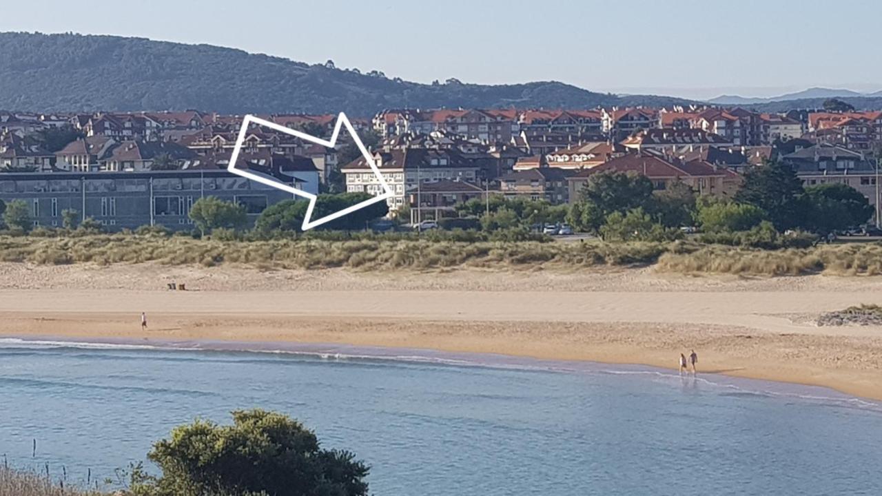 Luminoso Apartamento Playa Ris Con Garaje Noja Buitenkant foto